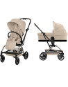  Poussette Eezy S Twist +2 "Almond Beige" (2026) + Nacelle S