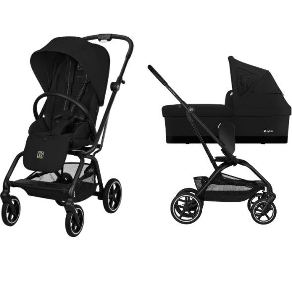  Poussette Eezy S Twist +2 "Magic Black" (2026) + Nacelle S