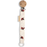 Attache-tétine en coton bio "Lucky"