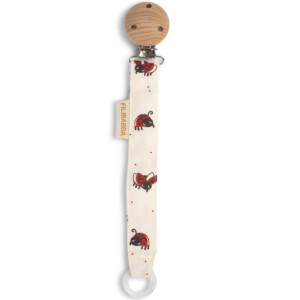 Attache tétine en coton bio "Lucky" FIlibabba