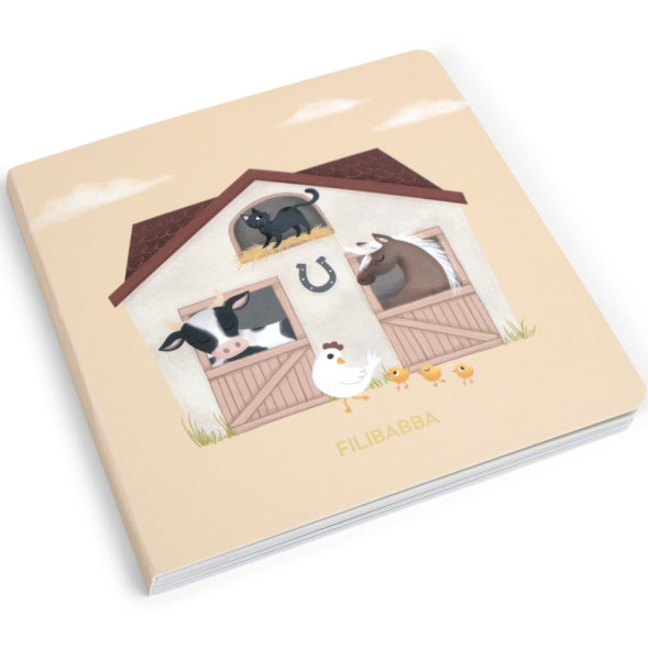 Livre bébé "Ferme Magique" (1-3 ans) Filibabba