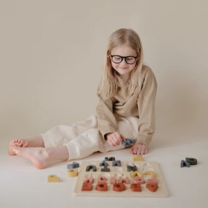Puzzle en bois "La Ferme" (3 ans et +) Mushie