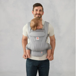 Porte-bébé Omni Deluxe Coton "Pearl Grey" ERgobaby