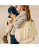 Sac à langer Comme un bonbon en jersey matelassé Capsule "Wavy Crème"