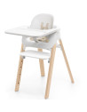 Chaise Haute évolutive 2-en-1 Steps "Blanc / Naturel"