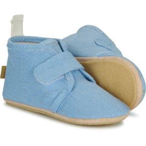 Chaussons bébé en denim My Chaussblu Velcro "Ciel" Easy Peasy