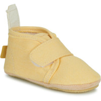 Chaussons bébé en denim My Chaussblu Velcro "Jaune"
