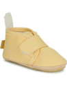 Chaussons bébé en denim My Chaussblu Velcro "Jaune"