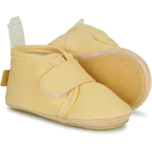 Chaussons bébé en denim My Chaussblu Velcro "Jaune"