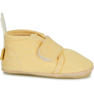 Chaussons bébé en denim My Chaussblu Velcro "Jaune"