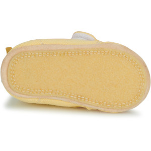 Chaussons bébé en denim My Chaussblu Velcro "Jaune"
