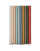 Pailles en silicone Timoti "Multi Mix" (x10) avec goupillon de nettoyage