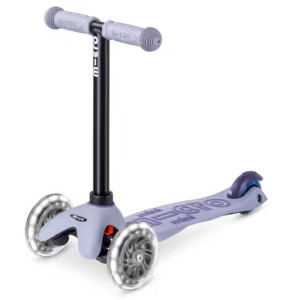 Trottinette 3 roues évolutive Micro Mini2Grow 2.0 LED "Lavande" (1-6 ans)
