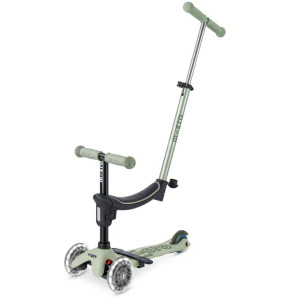 Trottinette 3 roues évolutive Micro Mini2Grow 2.0 LED "Vert Sauge" (1-6 ans)