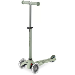 Trottinette 3 roues évolutive Micro Mini2Grow 2.0 LED "Vert Sauge" (1-6 ans)
