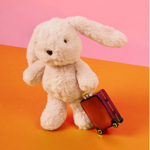 Peluche Bubbles Lapin ECO "Biscuit Beige" (23 cm) BT Chaps