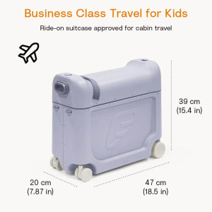 Valise à roulettes enfant Jetkids Bedbox "Bleu Artique" (2-7 ans) Stokke