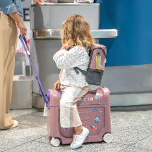 Valise à roulettes enfant Jetkids Bedbox "Lilas Brumeux" (2-7 ans) Stokke