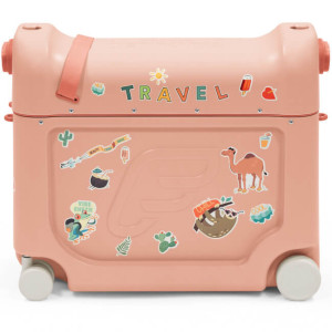 Valise à roulettes enfant Jetkids Bedbox "Rose Corail" (2-7 ans)