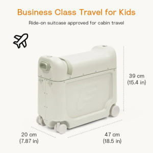 Valise à roulettes enfant Jetkids Bedbox "Vert Marin" (2-7 ans)
