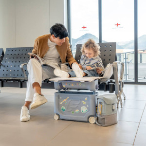 Valise à roulettes enfant Jetkids Bedbox "Vert Marin" (2-7 ans)