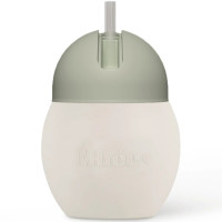 Tasse bébé à Paille lestée en silicone Coconut "Sauge"