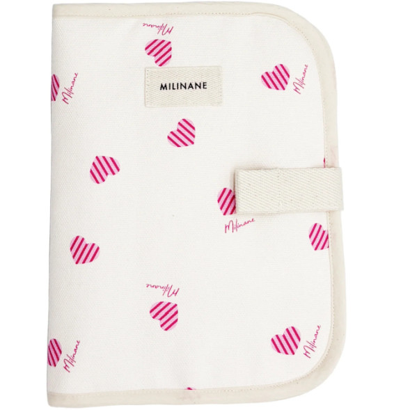 Protège carnet de santé en coton Edgar "Sweetheart"