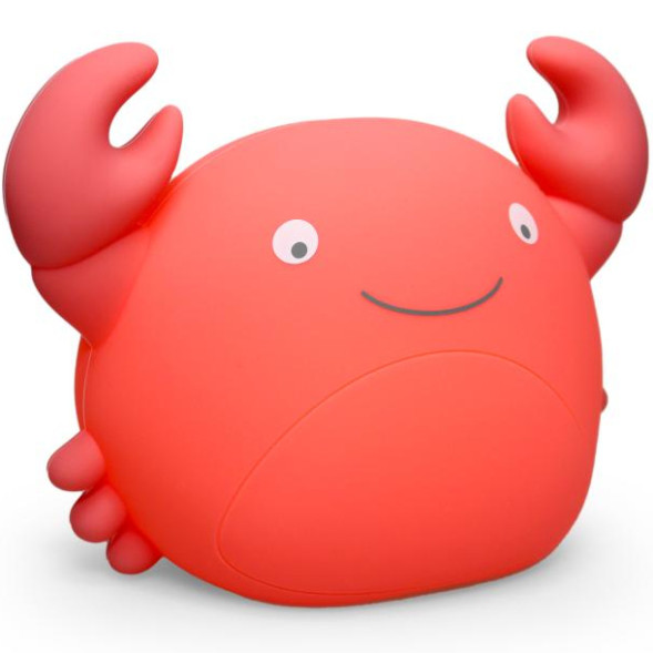 Veilleuse LED rechargeable "Théo le Crabe" (18 cm)