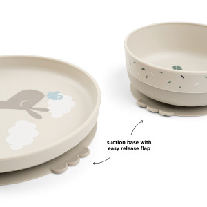 Coffret repas bébé anti-dérapant "Foodie Lalee Sand" Done by Deer