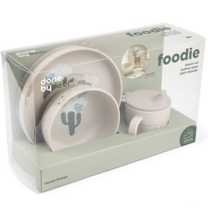 Coffret repas bébé anti-dérapant "Foodie Lalee Sand" Done by Deer