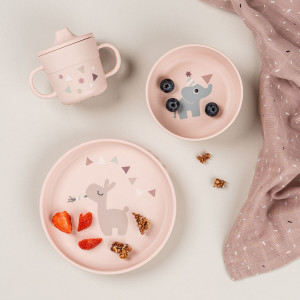 Coffret repas bébé anti-dérapant "Foodie Lalee Powder" Done by Deer