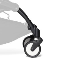 Jambe avant droite (avec roue) pour YOYO+ et YOYO2 "Noir"