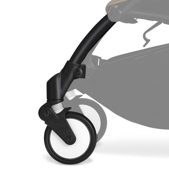 Jambe avant gauche (avec roue) pour YOYO+ et YOYO2 "Noir"