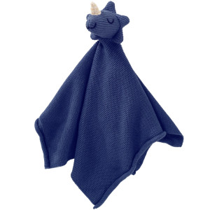 Doudou plat en tricot coton bio "Dino"