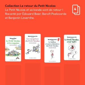 Livre audio pour YOTO "Collection Le retour du Petit Nicolas" (x4) (7-14 ans)