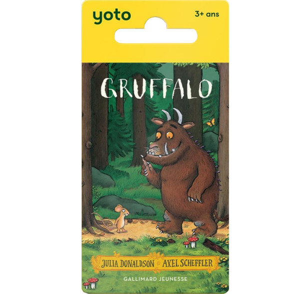 Livre audio pour YOTO "Gruffalo" (3-5 ans)