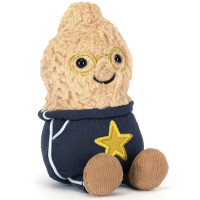 Peluche Amuseables Cacahuète "Star Student Outfit" (15 cm)