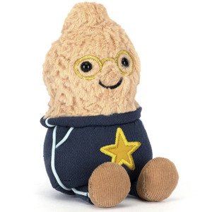 Peluche Amuseables Cacahuète " Star Student Outfit" (15 cm) Jellycat