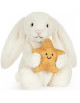 Peluche Bashful Lapin Crème & Etoile (31 cm)