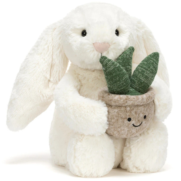 Peluche Bashful Lapin Crème & Plante (31 cm)