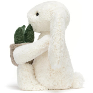 Peluche Bashful Lapin Crème & Plante (31 cm) Jellycat
