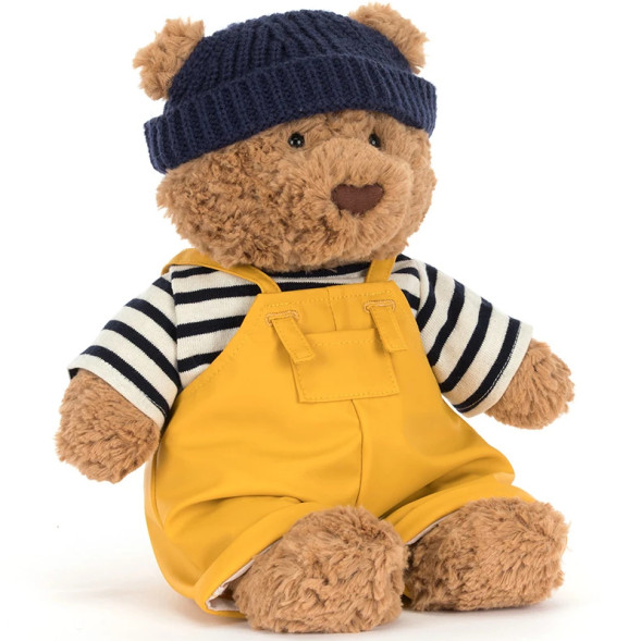 Peluche Ours Bartholomew "Marin" (26 cm)
