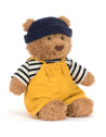 Peluche Ours Bartholomew "Marin" (26 cm)