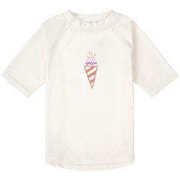 T-shirt bébé anti-UV manches longues "Ice Cream Blanc" Lassig