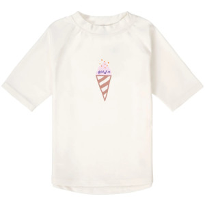 T-shirt bébé anti-UV manches longues "Ice Cream Blanc" Lassig