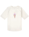 T-shirt bébé anti-UV manches longues "Ice Cream Blanc" Lassig