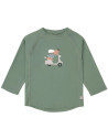 T-shirt bébé anti-UV manches longues "Scooter Chien Vert" Lassig