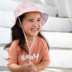 Bob bébé anti-UV réversible "Ice Cream Rose" Lassig