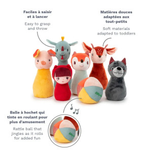 Mon premier jeu de quilles "Forêt" (18 mois et +) Lilliputiens