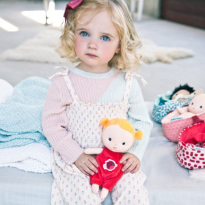 Poupon Bébé Anaïs et son couffin Lilliputiens